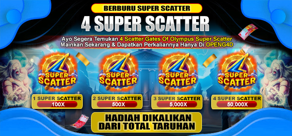 BERBURU SUPER SCATTER OPENG4D